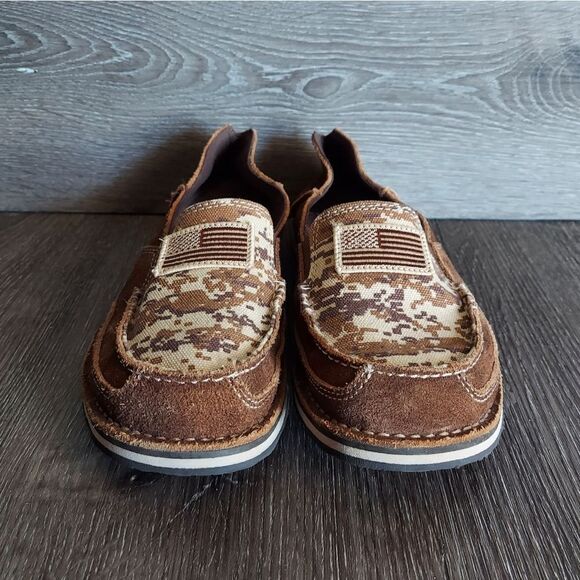 Ariat Cruiser Patriot Moc Toe Slip On Casual Western 9B - Picture 2 of 10